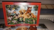 PUZZLE 500 UKŁADANKA KOTY PSY KONIE PTAKI ZAJĄCE ZWIERZĘTA DOMOWE 9+ CASTOR