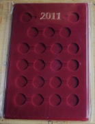 Paleta na monety 2zł. rocznik  2011 w kapslu