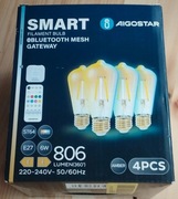 Zestaw 4 inteligentnych żarówek LED idealne do Smart Home.