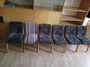 5 krzeseł z kompletu + 1 extra