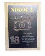 Ramka na pieniądze, 18 stka, urodziny, prezent, śmieszny prezent 