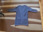 Damski Kardigan - Rozmiar L, Anilana, Granatowy, Sweter, Zadbany