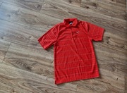 koszulka polo NIKE 152/158 czerwona w paski
