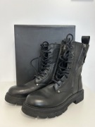 Botki skórzane replay