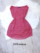 bluzka letnia, rozm. M/L, wzorzysta, przewiewna, oversize, luźny krój