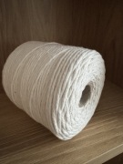 Sznurek bawełniany do makramy 200m, 3mm