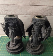 Świeczniki że smokiem. 2szt