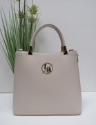 LAURA BIAGGI Elegancki kuferek jasny beż D-311