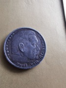 5 MAREK 1935A HINDENBURG MONETA SREBRNA