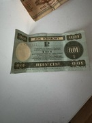 Bon towarowy jeden cent
