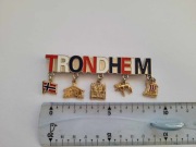 Magnes na lodówkę - 721d. TRONDHEIM z przywieszkami
