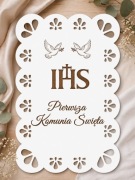 Tablica powitalna na komunię/ duża