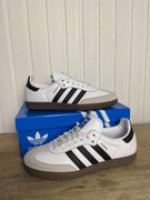 Używane buty damskie adidas samba og białe skórzane 36 2/3