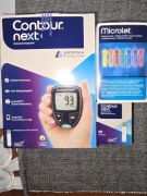 Glukometr z paskami i igły