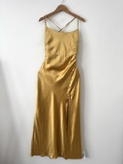 ASOS wieczorowa sukienka midi Satyna Bez pleców