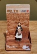 Schleich dziki zachód osadniczka z lalką figurka unikat model wycofany