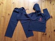 Strój Ninja czarny 134