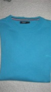 Sweter męski twarzowy Hechter Paris milutki roz.XL stan nowy