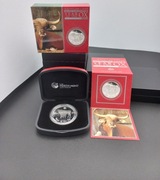 YEAR OF THE OX 1oz SILVER PROOF  COIN/SET 2009 =UNIKAT!THE PERTH M