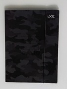 Teczka z gumką tekturowa A4 na dokumenty czarna