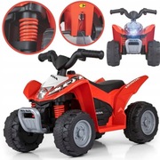 Pojazd na akumulator dla dzieci elektryczny Quad HONDA ATV Red Milly Mally