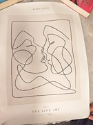 Plakat One Line Art No 1, No 2 