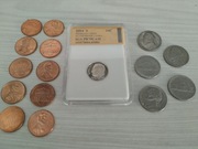 USA zestaw monet srebro ROOSEVELT DIME SGS PR70CAM 2004 rok