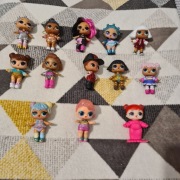 Duży zestaw Lol Suprise figurki, domek, ubranka ranka, kuferek z kartami