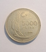 310. Moneta Turcja 5000 lir 1994 rok