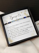 Bransoletka Życzę Ci... Magia, Komunikacja i Mądrość  Prezent na święta 