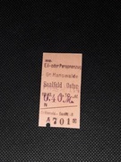 Magnes Bilet Gross Hanswalde (Janiki Wielkie) - Saalfeld Ostpr.