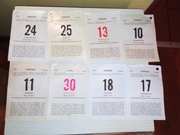 Kartki z Kalendarza z 1942 r wojenne