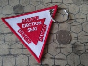 Brelok do kluczy Danger Ejection Seat lotnictwo wojskowe