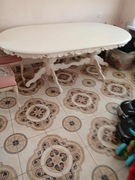 Stół drewniany i 6 krzeseł