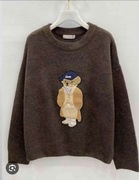 Sweterek Ralphi Teddy Miś czekoladowy z wełną