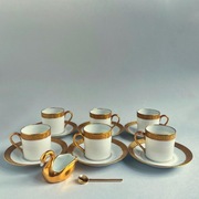 Porcelana, Limoges, Charles Ahrenfeldt – serwis kawowy, lata 60-te.