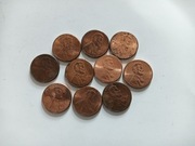II/1  USA 1 CENT 2022,21,20,19,18,17,16,14,13.23