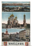 Warszawa panorama Pragi sobór prawosławny Marszałkowska Dworzec