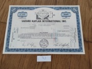 USA33@ AKCJA USA#LAZARE KAPLAN-HANDEL DIAMENTAMI