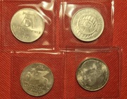 RFN  5 DM  Zbiór 4x srebrnych monet