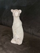 Srebrna figurka PANTERA wyrób współczesny 