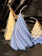 Świeca sojowa niebieska, świąteczny klimat w Twoim domu