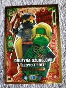 Karta limitowana LEGO Ninjago Drużyna dżunglowi Lloyd i Cole