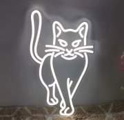 NEON KOT KOTEK LED USB LAMPKA NEONOWA DEKORACJA NA PREZENT 