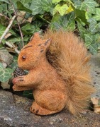 Figurka vintage wiewiórka lata 60 zwierzęta las retro