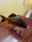 Karp rękodzieło z drewna jak prawdziwy