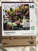 MUDUKO Ekopuzzle zadania 48 el Przygody robaczków