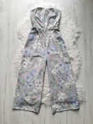 H&M piękny kombinezon szerokie nogawki kuloty 3/4 XS 34