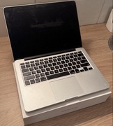 MacBook Pro a1502 i5 2.6GHz 8GB RAM 128GB SSD 13 cali late 2013 uszkodzony