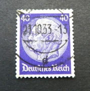 25a4 # Austria 1938 poczta Niemiecka w Austrii Hindenburg MI,DR-AT 472